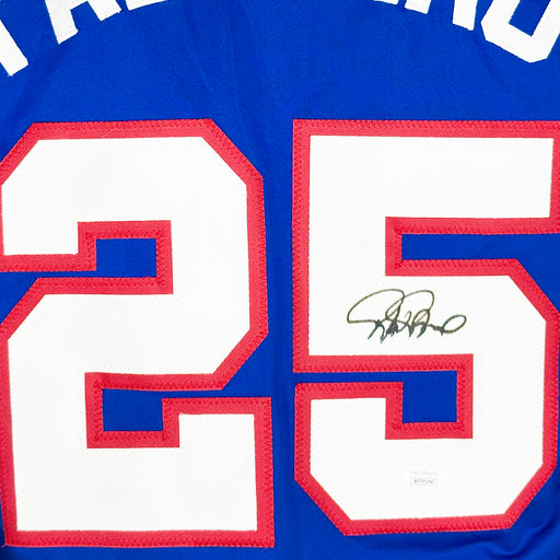 Rafael Palmeiro Signed Texas Royal Blue Baseball Jersey (JSA)