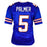 Josh Palmer Signed Buffalo Blue Football Jersey (Beckett)