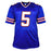 Josh Palmer Signed Buffalo Blue Football Jersey (Beckett)