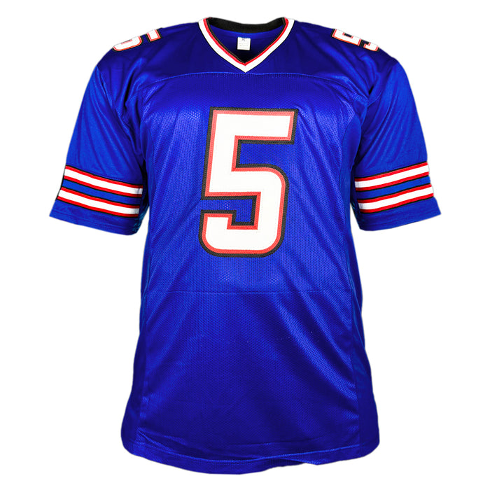Josh Palmer Signed Buffalo Blue Football Jersey (Beckett)