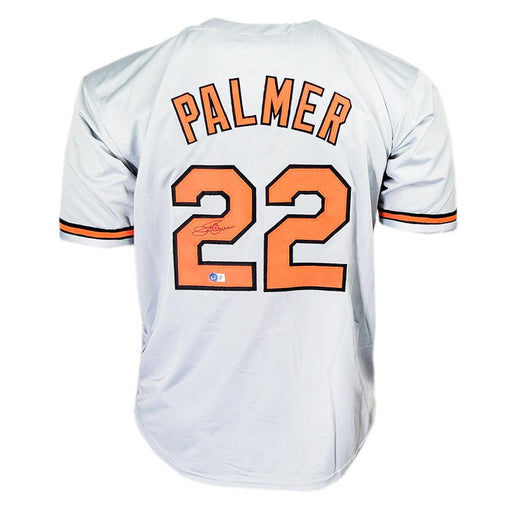 Jim Palmer Signed Baltimore Grey Baseball Jersey (Beckett) - RSA