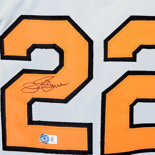 Jim Palmer Signed Baltimore Grey Baseball Jersey (Beckett) - RSA