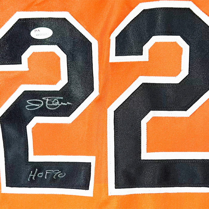 Jim Palmer Signed HOF 90 Baltimore Orange Button Up Baseball Jersey (JSA)