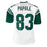 Vince Papale Signed Silver Ink Philadelphia White Football Jersey (JSA)
