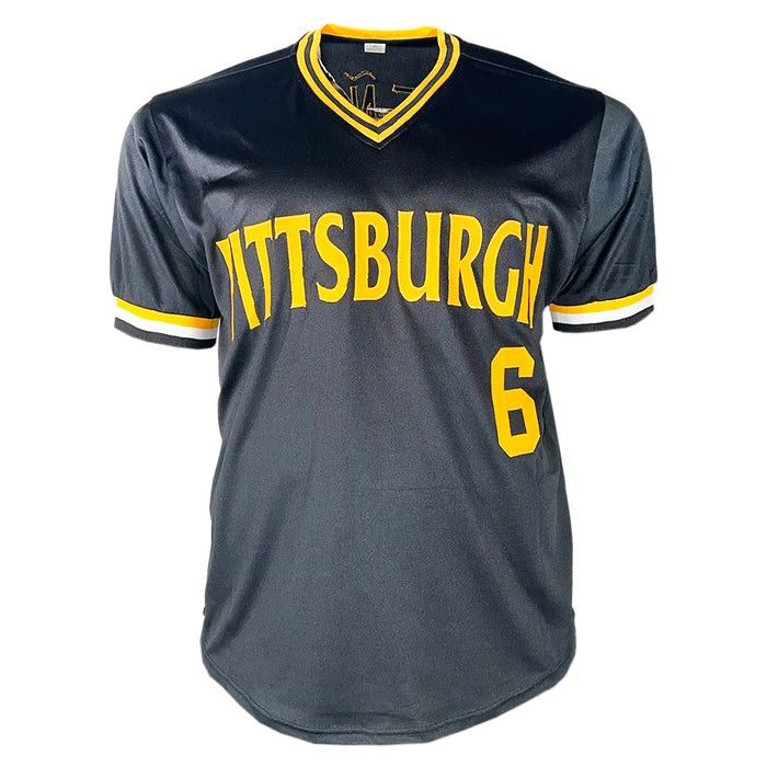 Tony Pena Signed Pittsburgh Black Baseball Jersey (JSA)