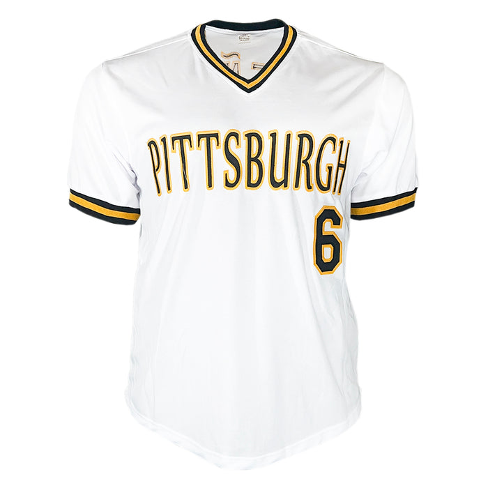 Tony Pena Signed Pittsburgh White Baseball Jersey (JSA)