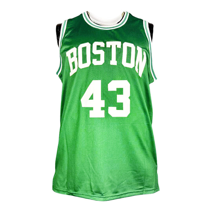 Kendrick Perkins Signed Boston Green Basketball Jersey (JSA)