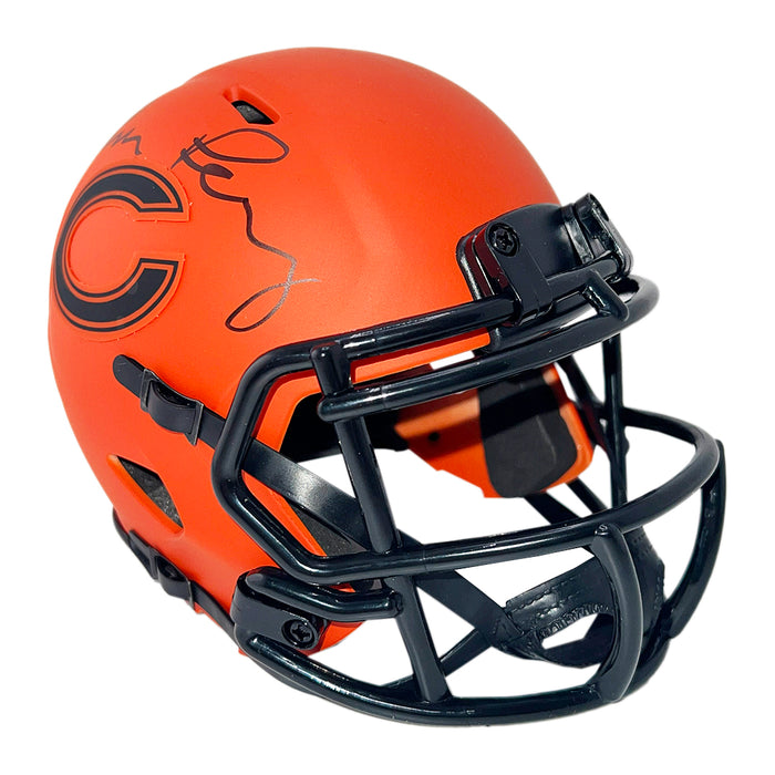 William Perry Signed Chicago Bears Rave Mini Football Helmet (Beckett)