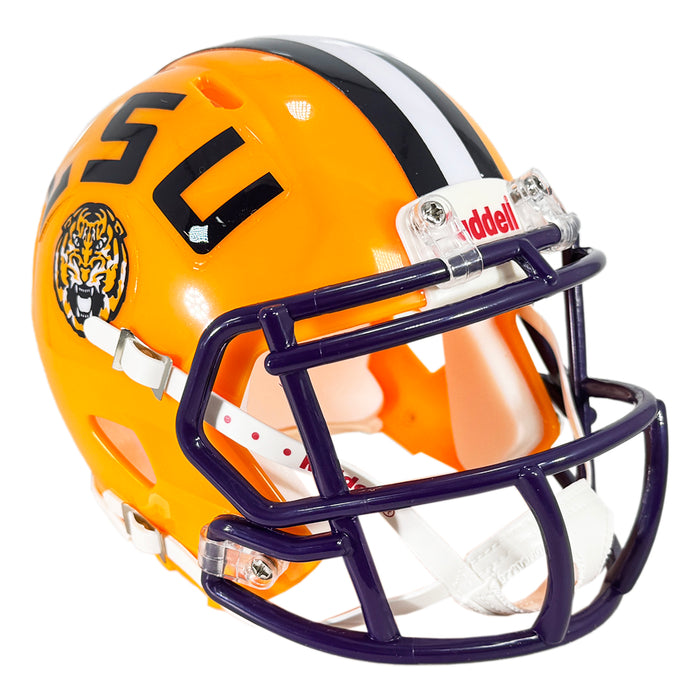 Patrick Peterson Signed LSU Tigers Speed Mini Football Helmet (Beckett)