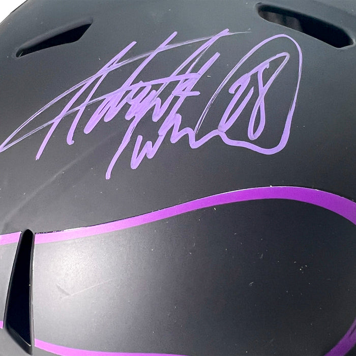 Adrian Peterson Signed Minnesota Vikings Eclipse Full-Size Replica Football Helmet (Beckett)