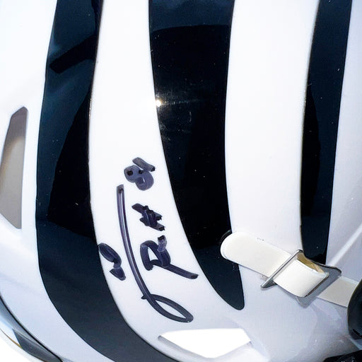 Carl Pickens Signed Cincinnati Bengals Alt 2022 Speed Mini Football Helmet (JSA)