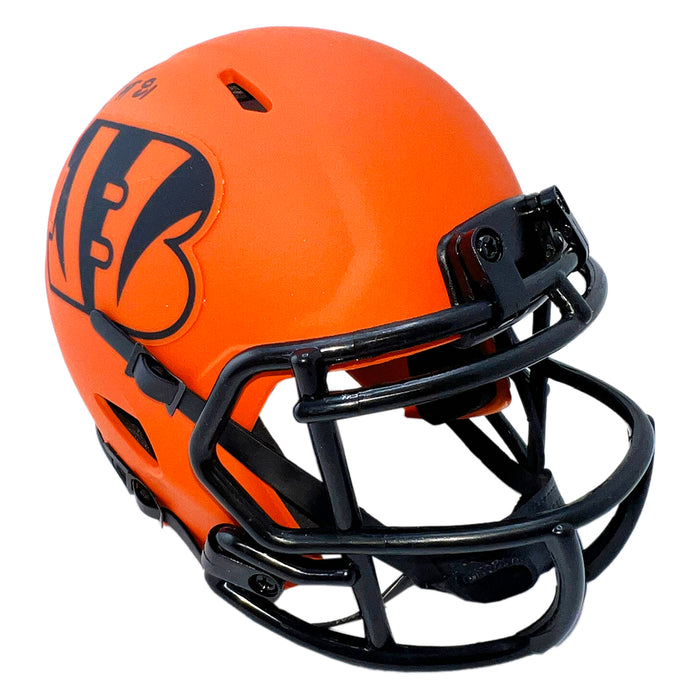 Carl Pickens Signed Cincinnati Bengals Rave Mini Football Helmet (JSA)