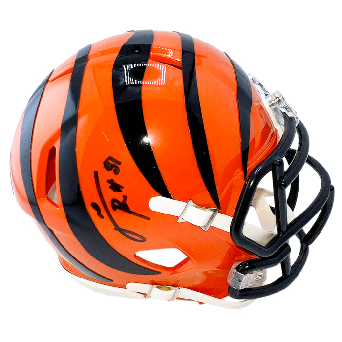 cincinnati bengals motorcycle helmet Carl Pickens Signed Cincinnati Bengals Speed Mini Football Helmet (JSA — RSA