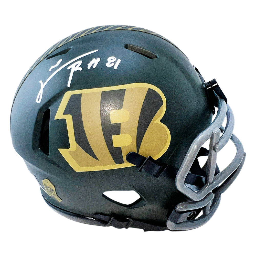 cincinnati mini football helmet Carl Pickens Signed Cincinnati Bengals Salute 2025 Mini Football Helme — RSA