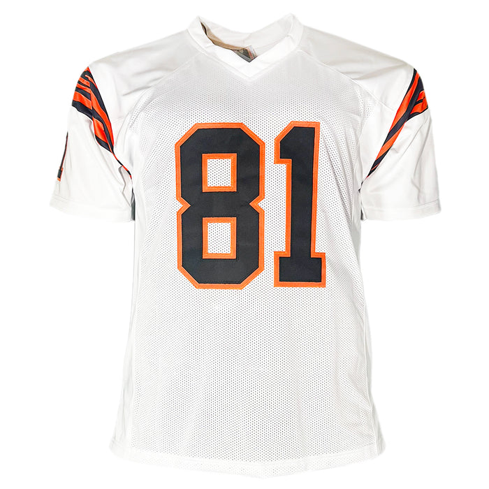 Carl Pickens Signed Cincinnati White Football Jersey (JSA)