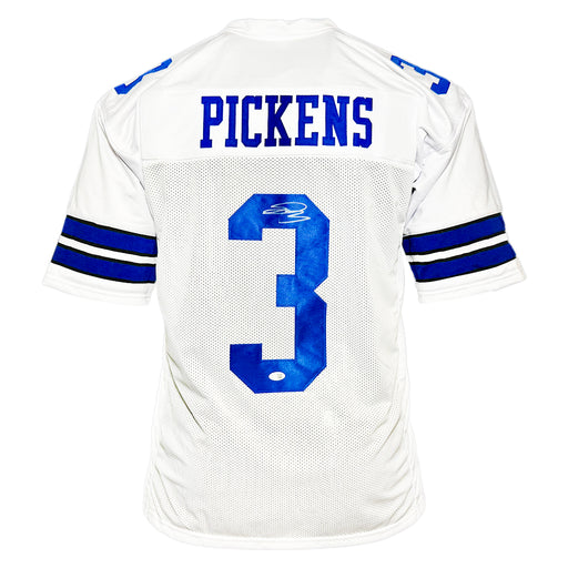 George Pickens Signed Dallas White Football Jersey (JSA)