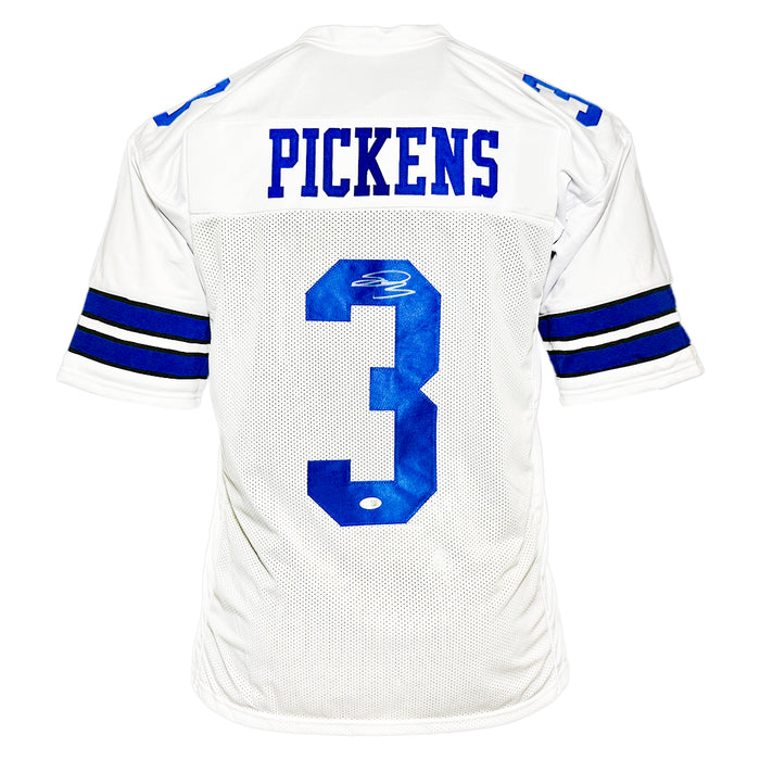 George Pickens Signed Dallas White Football Jersey (JSA)