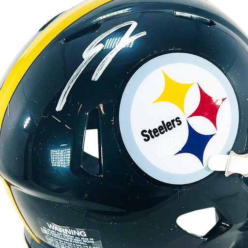 George Pickens Signed Pittsburgh Steelers Speed Mini Football Helmet (JSA)