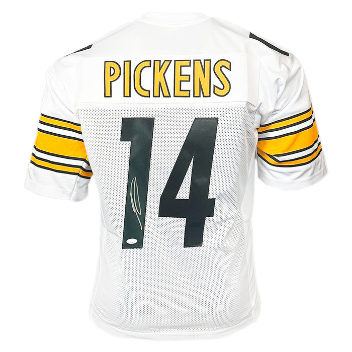 George Pickens Signed Pittsburgh White Football Jersey (JSA) — RSA