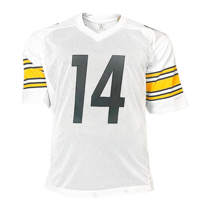 George Pickens Signed Pittsburgh White Football Jersey (JSA)