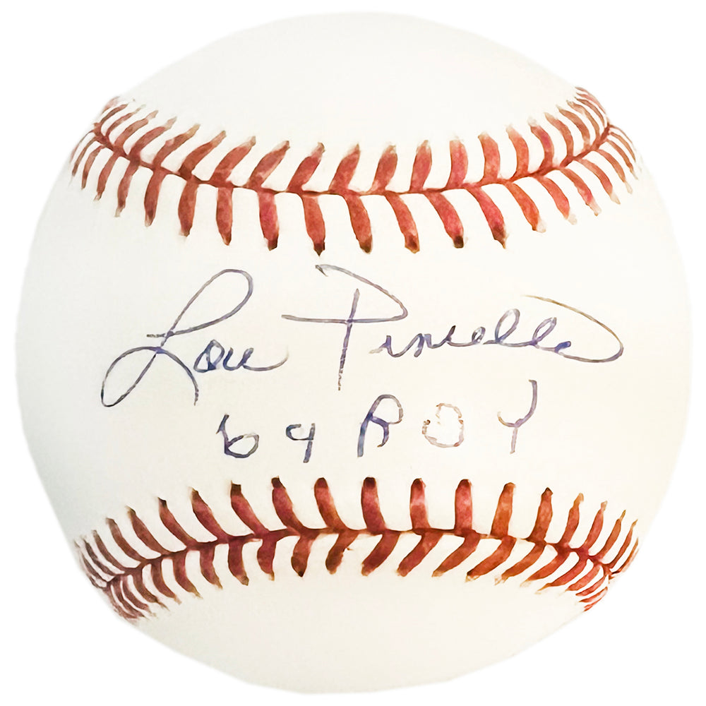 Lou Piniella Signed 69 ROY Inscription Rawlings Official Major League Baseball (JSA)