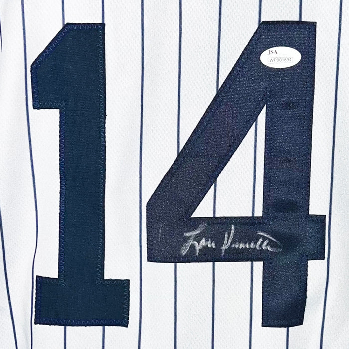 Lou Piniella Signed New York Pinstripe Baseball Jersey (JSA)