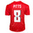 Kyle Pitts Sr Signed Atlanta Red Football Jersey (Beckett)