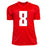 Kyle Pitts Sr Signed Atlanta Red Football Jersey (Beckett)