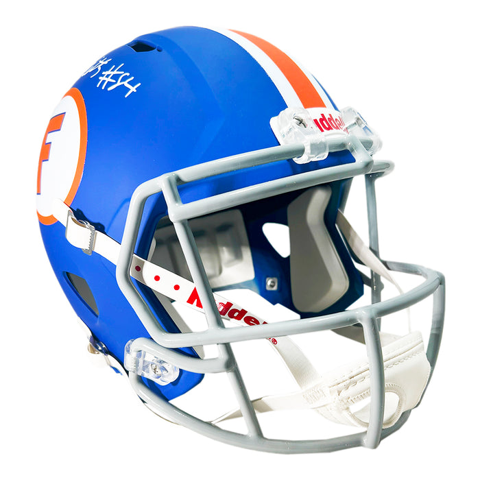 Kyle Pitts Signed Florida Gators Blue Speed Full-Size Replica Football Helmet (Beckett)