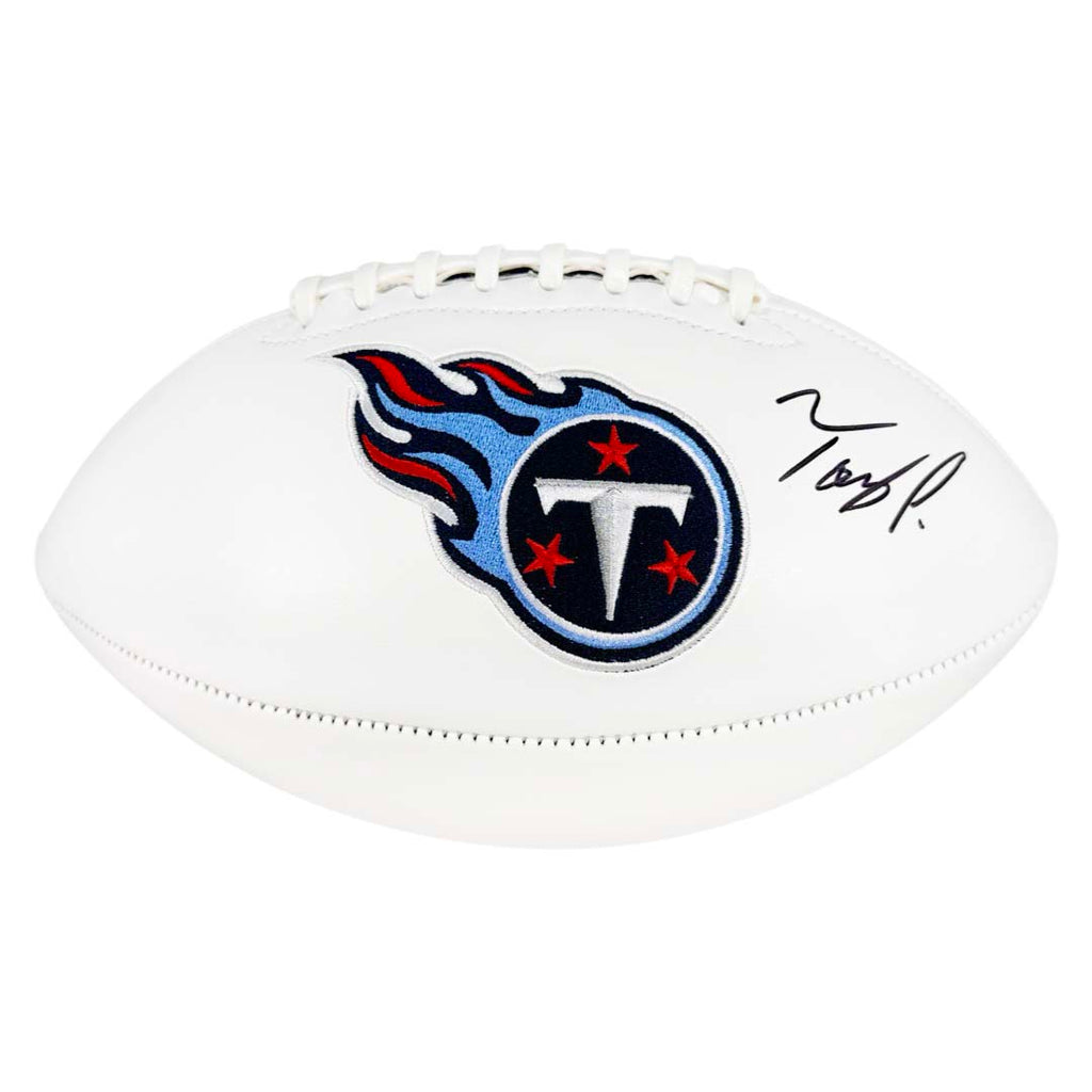 Tony Pollard Signed Tennessee Titans Official NFL Team Logo