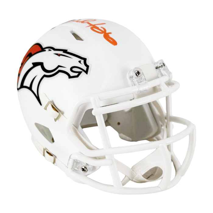 Clinton Portis Signed Denver Broncos Alt 2024 Speed Mini Football Helmet (Beckett)