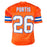 Clinton Portis Signed Denver Orange Football Jersey (Beckett)