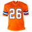 Clinton Portis Signed Denver Orange Football Jersey (Beckett)