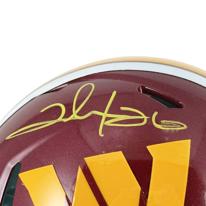 Clinton Portis Signed Washington Commanders Speed 2026 Mini Football Helmet (Beckett)