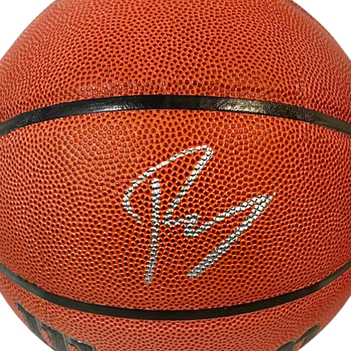 Kristaps Porziņģis Signed Wilson Authentic Series Basketball (Beckett)