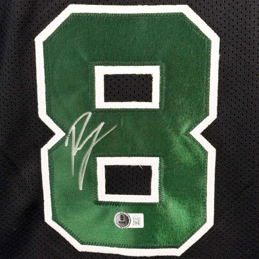 Kristaps Porzingis Signed Boston Black Basketball Jersey (Beckett)
