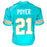 Jordan Poyer Signed Miami Teal Football Jersey (Beckett)