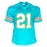 Jordan Poyer Signed Miami Teal Football Jersey (Beckett)