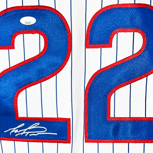 Mark Prior Signed Chicago Pinstripe Baseball Jersey (JSA)