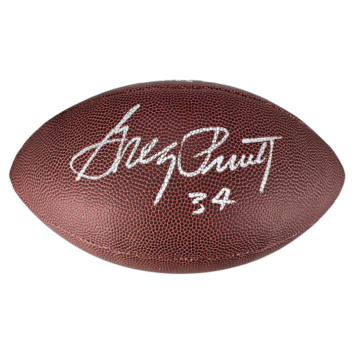 Greg Pruitt Signed Wilson Official NFL Replica Football (JSA)