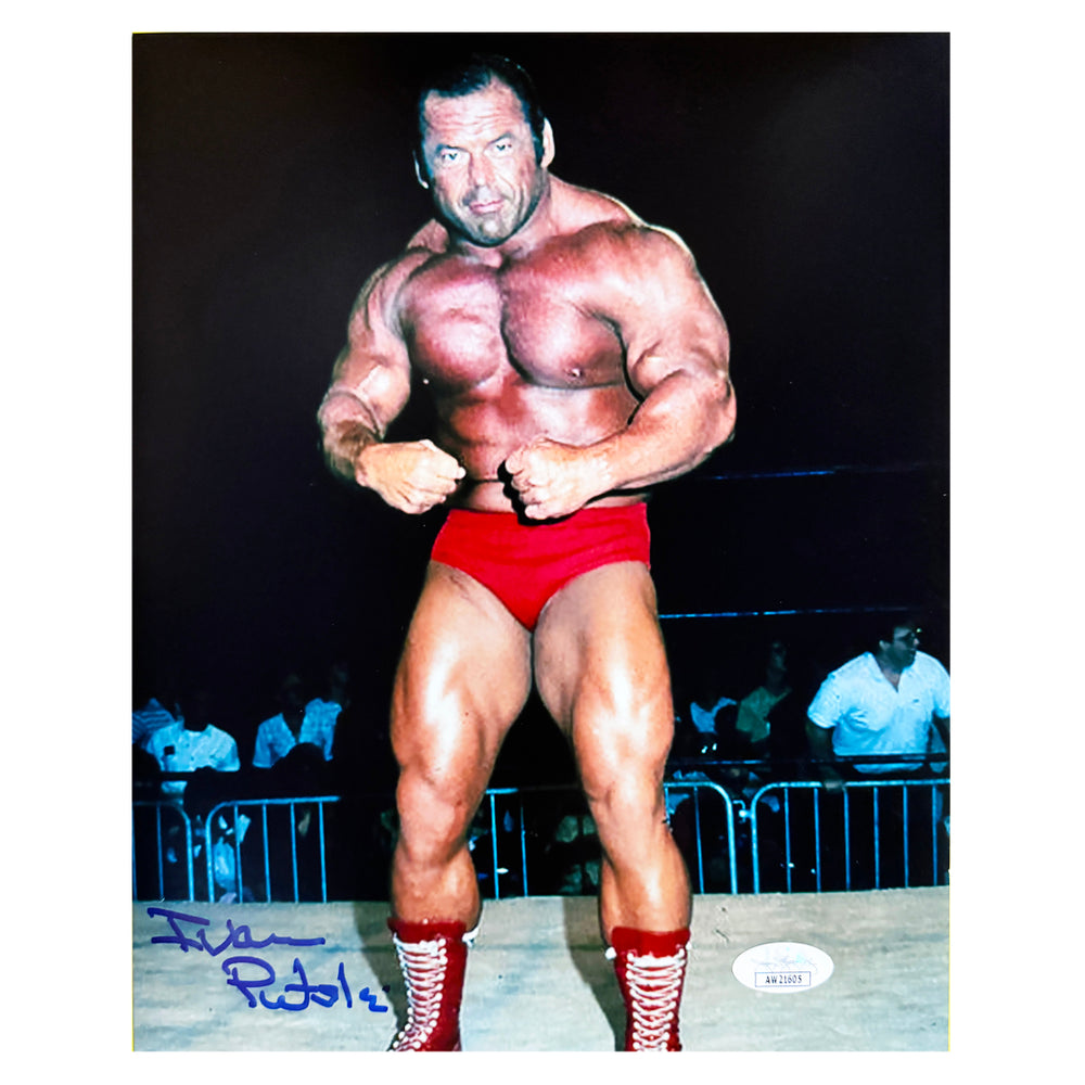 Ivan Putski Signed Pose 1 Wrestling 8x10 Photo (JSA)