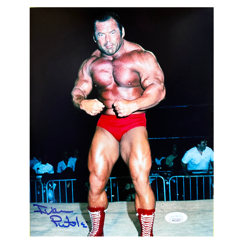 Ivan Putski Signed Pose 1 Wrestling 8x10 Photo (JSA) — RSA