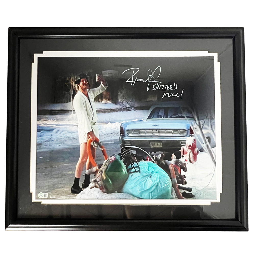 Randy Quaid Signed Pose 1 Sh**ter's Full Inscription 16x20 Framed Photo (Beckett)