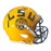 Patrick Queen Signed LSU Tigers Yellow Speed Full-Size Replica Football Helmet (Beckett)