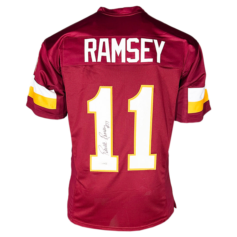 Patrick Ramsey Signed Washington Red Football Jersey (JSA)