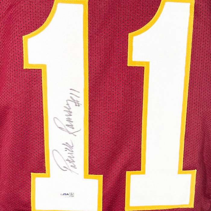 Patrick Ramsey Signed Washington Red Football Jersey (JSA)