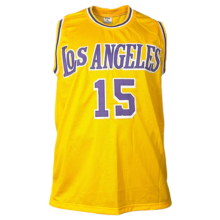 Austin Reaves Signed Los Angeles Yellow Basketball Jersey (Beckett)