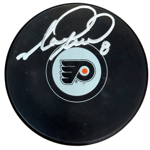 Mark Recchi Signed Philadelphia Flyers Hockey Puck (JSA)