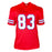 Andre Reed Signed HOF 14 Inscription Buffalo Red Bled Signature Football Jersey (JSA)