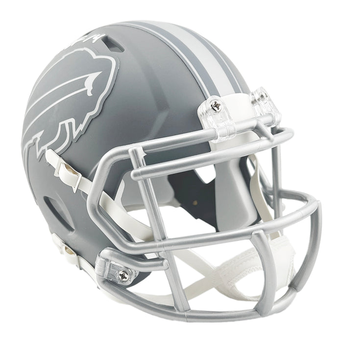 Andre Reed Signed HOF 14 Inscription Buffalo Bills Slate Alternate Speed Mini Football Helmet (JSA)